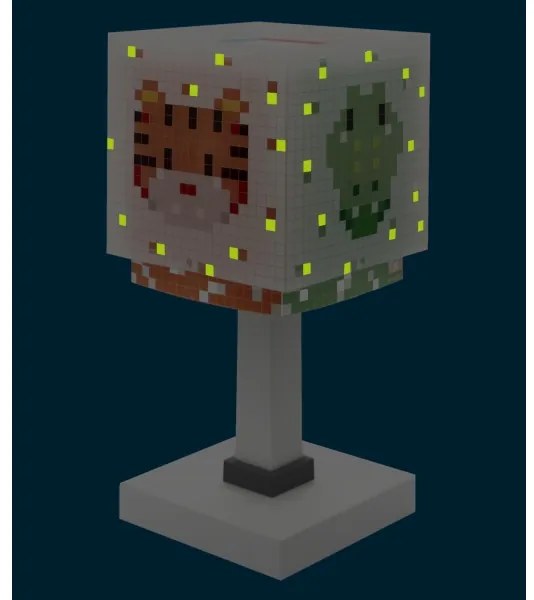 Dalber 63371 - Gyereklámpa LITTLE PIXEL 1xE14/8W/230V