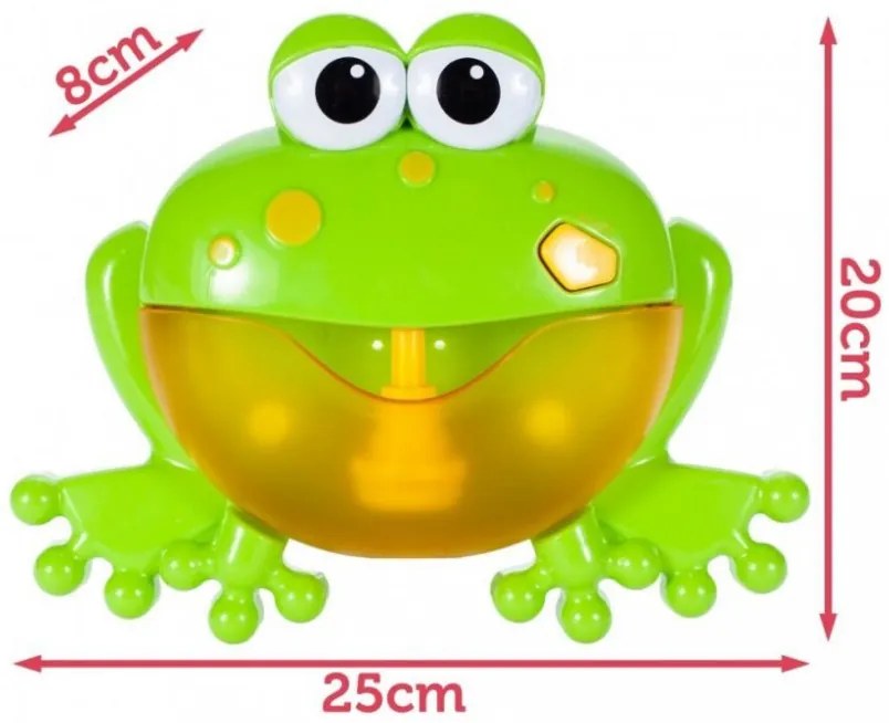 Bubble Frog Buborékfújó Béka fürdőkádba dallamokkal Buborék Fújó
