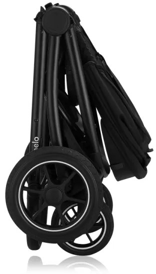 Lionelo - Kombinált 2 az 1-ben babakocsi MERIL fekete ónix