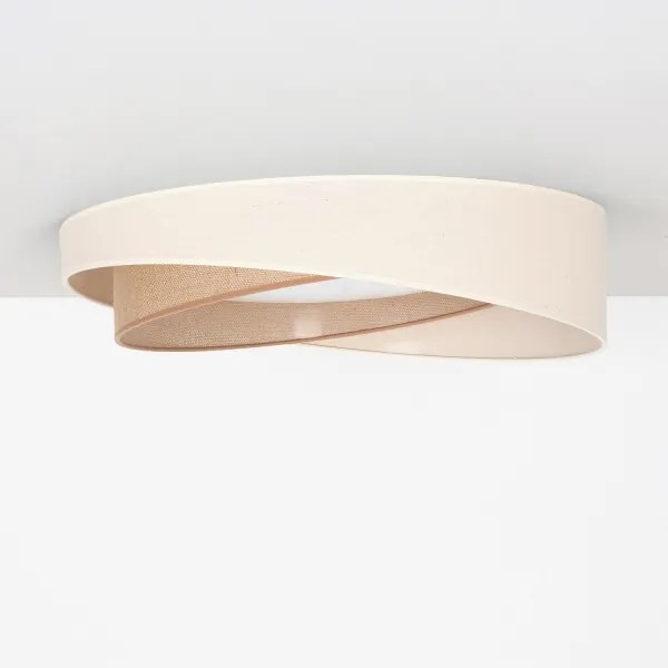 BRILAGI- LED Mennyezeti lámpatest VELVET TWIST LED/24W/230V 4000K pr. 55 cm kr./béž.