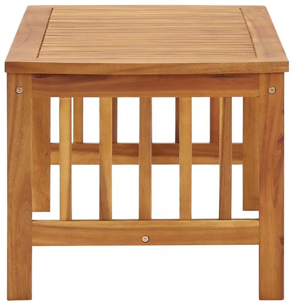 tömör akácfa dohányzóasztal 102 x 50 x 43 cm