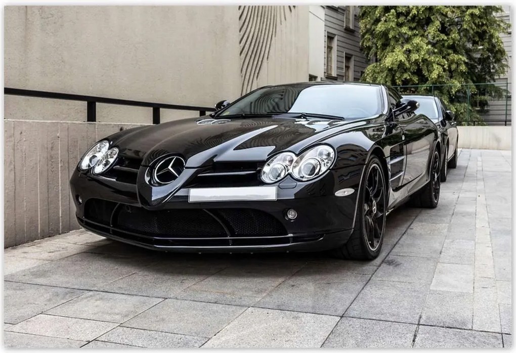 Poszterek 200x135 Fekete sportos Mercedes