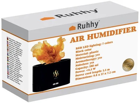 Illat diffúzor-párásító 180ml Ruhhy 22542