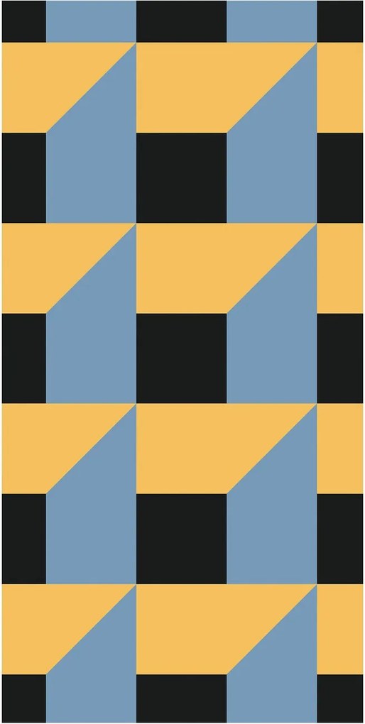 Tapéta - Színes geometrikus absztrakció I.