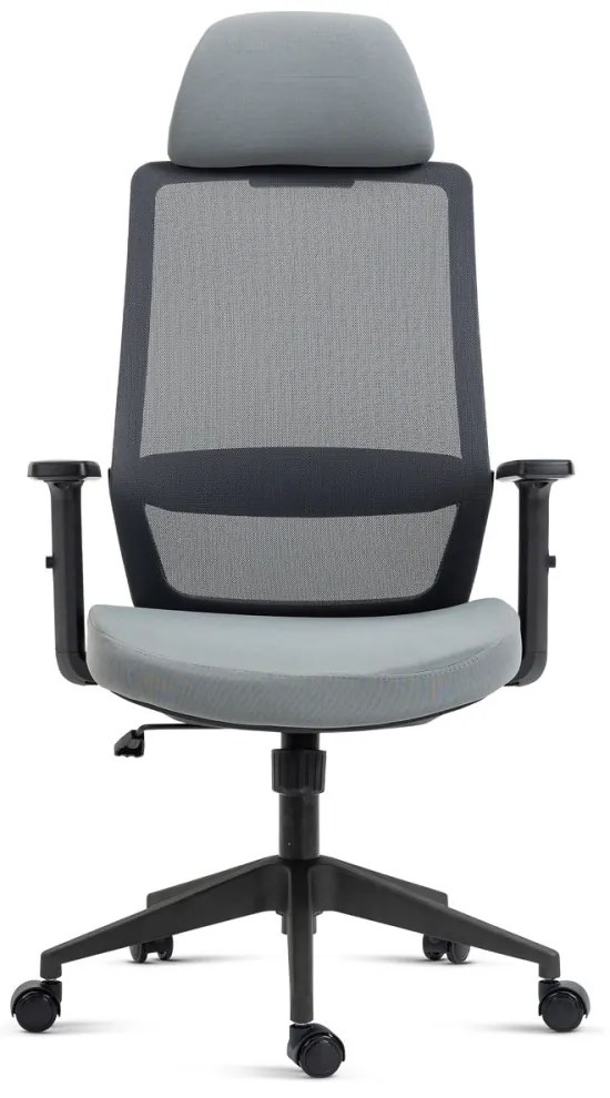 KA-V324 Scaun pivotant de birou gri cu braț 4D