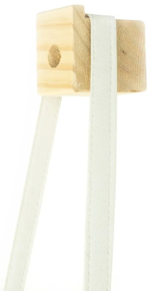 Colgantes fehér fenyőfa kaspó, ⌀ 17 x 62 cm - Surdic