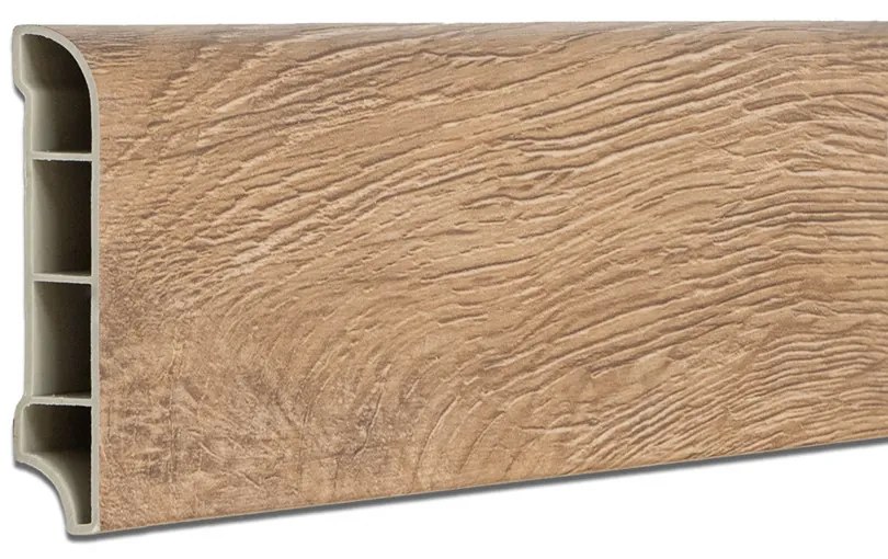 Vinyl SPC padlószegély Sipidan tölgy 2400x60x12 mm