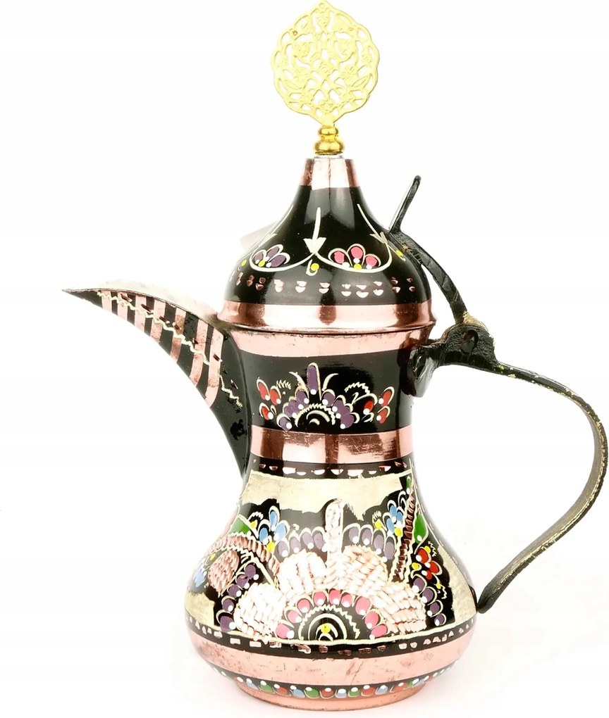 Tejes Kancsó Réz Keleti Kézzel Díszített