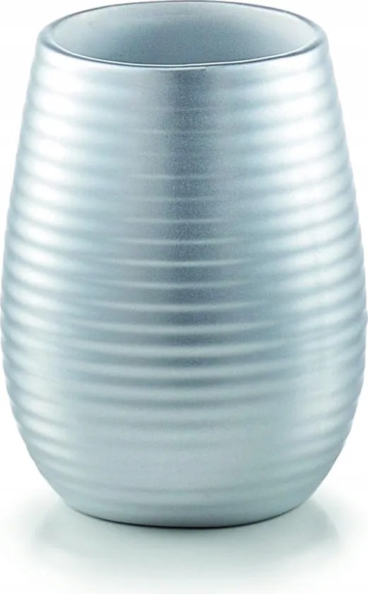 Zeller, Fürdőszobai bögre "Nova", ezüst