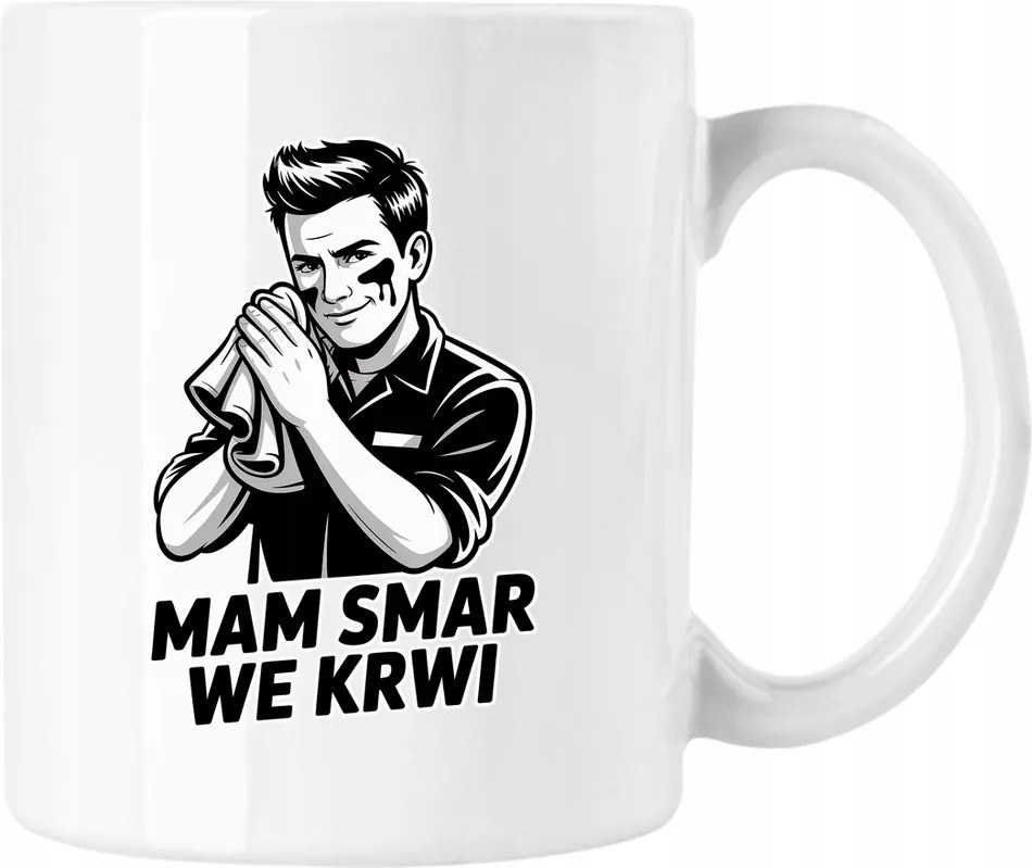 Bögre autószerelő javító 4 Fehér 330ml