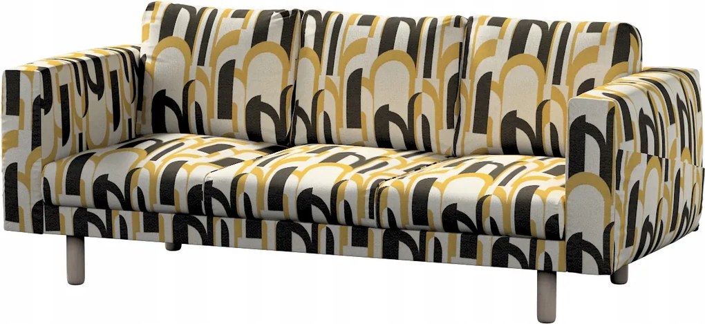Norsborg 3 személyes kanapé huzat Ikea narancssárga