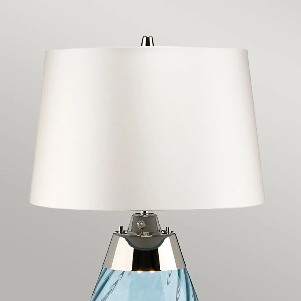 Elstead Lighting LENA SMALL LENA-TL-S-BLUE-OWSS Asztali lámpa 1X7W/GU10+1x60W/E27