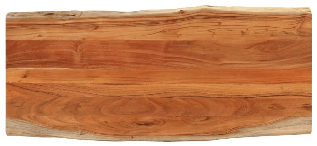 tömör akácfa téglalap alakú asztallap 140x60x2,5 cm