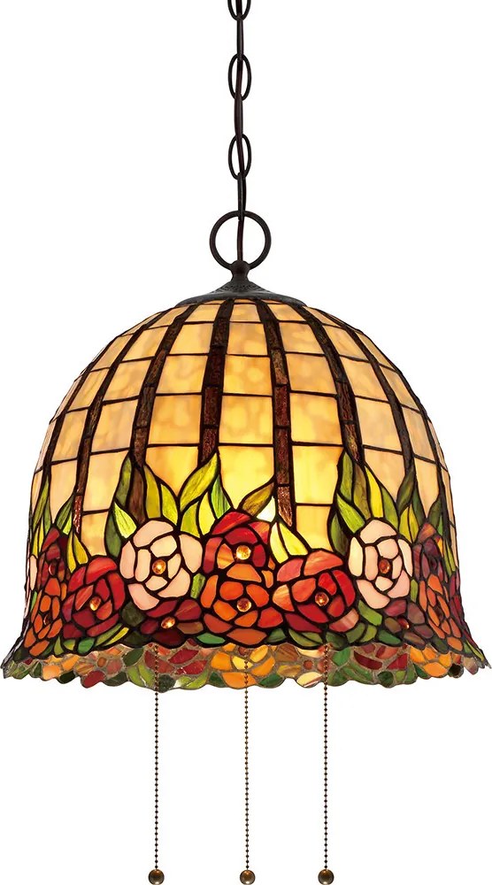 Tiffany Függeszték Többszínű ELSTEAD QZ-ROSECLIFFE-P