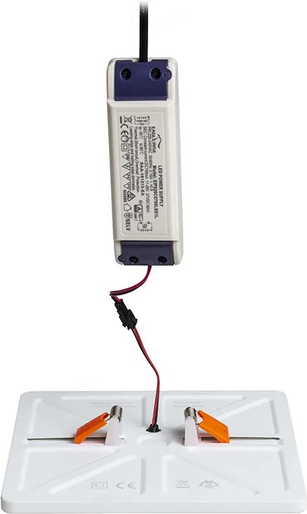 RENDL BJORK SQ 20 zápustná bílá 230V LED 18W 3000K