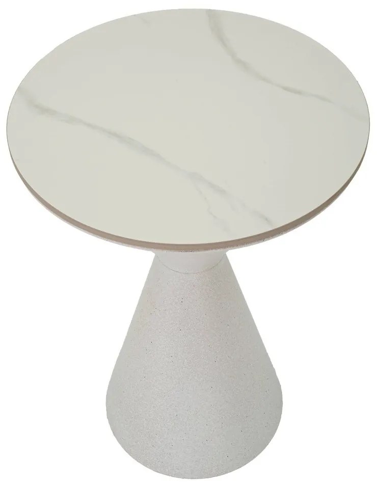 Kerek tárolóasztal kerámia asztallappal ø 44 cm Fush – Mauro Ferretti