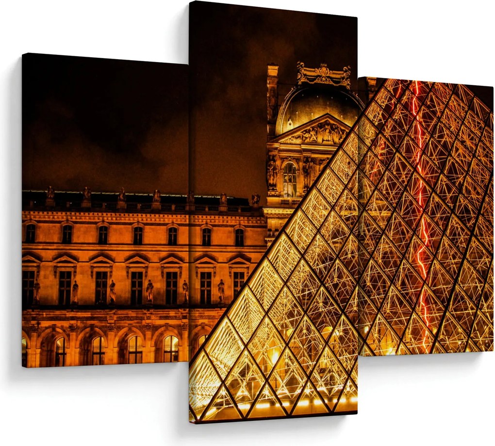 A párizsi Louvre képe (90x60 cm)