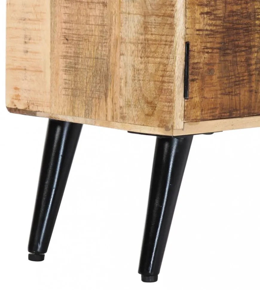 tömör mangófa TV-szekrény 115 x 30 x 47 cm