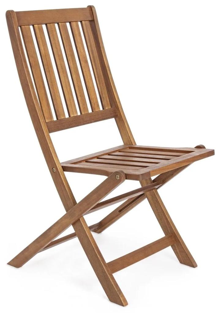 MALI barna akácfa kerti szék