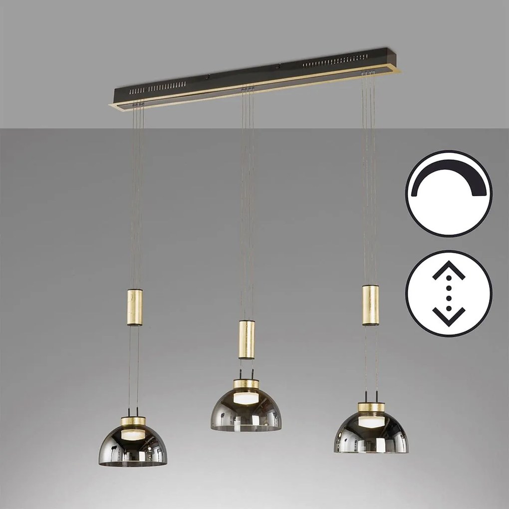 Fischer & Honsel modern függeszték avignon bézs fekete szürke fhl61014