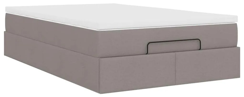 Oszmán ágykeret matraccal tópszín 120x200cm szövet