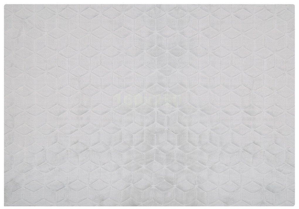 Menta-szürke műnyúlszőrme szőnyeg 160 x 230 cm THATTA Beliani
