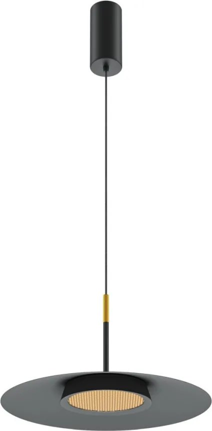 MAYTONI MOD041PL-L15B3K1 EI Modern Led Függesztett Lámpa Fekete LED IP20