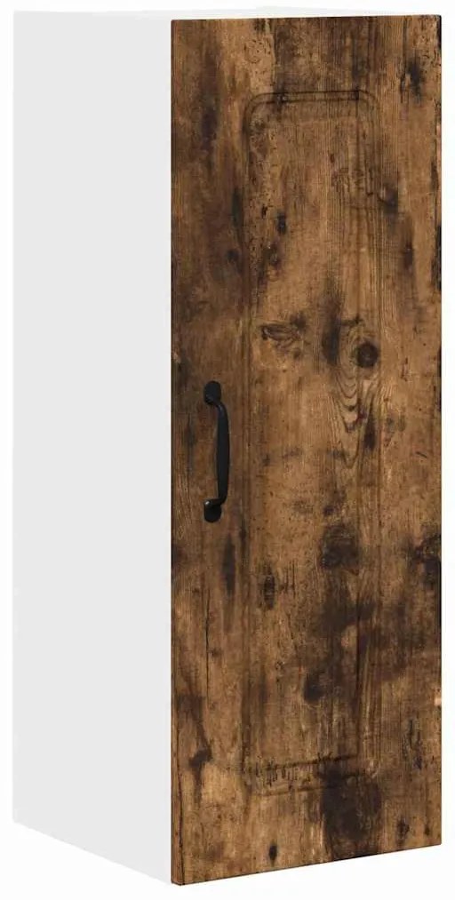 Fali konyhaszekrény 2 pcs Füstölt tölgy 30 x 31 x 80 cm Faanyag