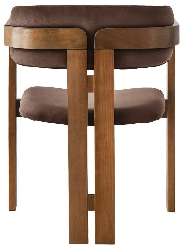 CO Dark Brown and Walnut étkező szék
