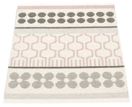 Világos rózsaszín-szürke kültéri-beltéri szőnyeg 70x90 cm Asta Pale Rose – Pappelina