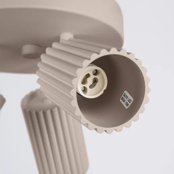 Brilagi - Spotlámpa CRESTO 3xGU10/10W/230V taupe