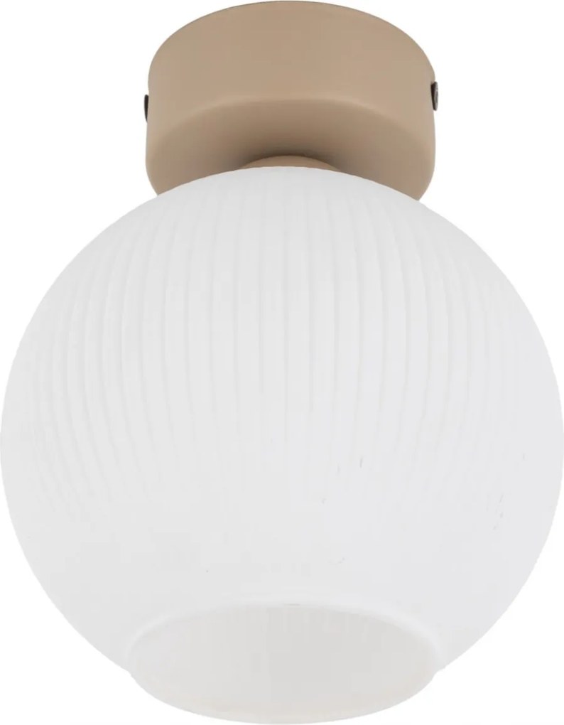 Mennyezeti lámpa hálószobába, előszobába bézs fehér lámpabúra Virlo