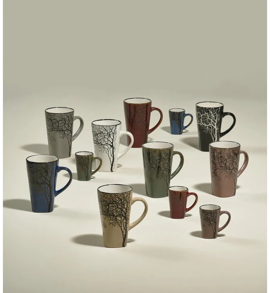 Zöld agyagkerámia eszpresszó bögre szett 4 db-os 100 ml Hela – Villa Collection