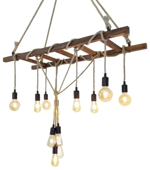 Csillár zsinóron MERDIVEN 12xE27/40W/230V