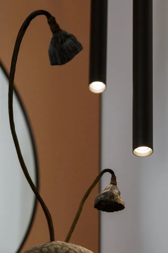 KASPA 11178202 ROLL Hengeres Függesztett Lámpa Fekete LED IP20
