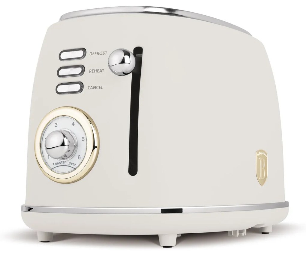 Retro kenyérpirító 850 W matt krém Sahara Collection