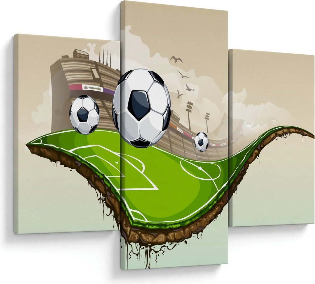 Kép - futballpálya (90x60 cm)