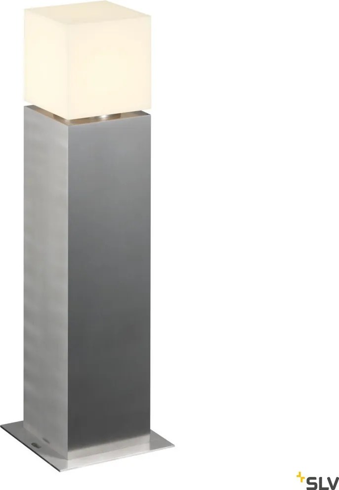 SLV 1000345 SQUARE Modern Kültéri Állólámpa Rozsdamentes Acél E27 IP44