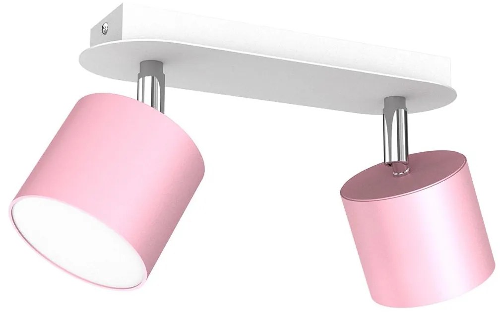 Spotlámpa DIXIE 2xGX53/11W/230V rózsaszín