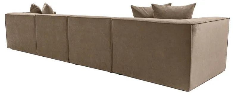 Sarokkanapé Sora (L1-O1-O1-1R-POUFFE ) - Barna