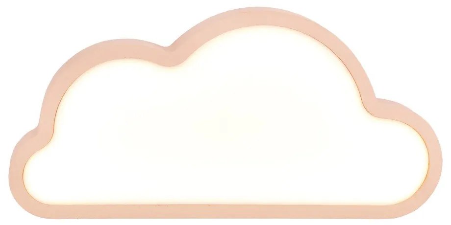 Rózsaszín gyerek éjjelilámpa Cloud – Candellux Lighting