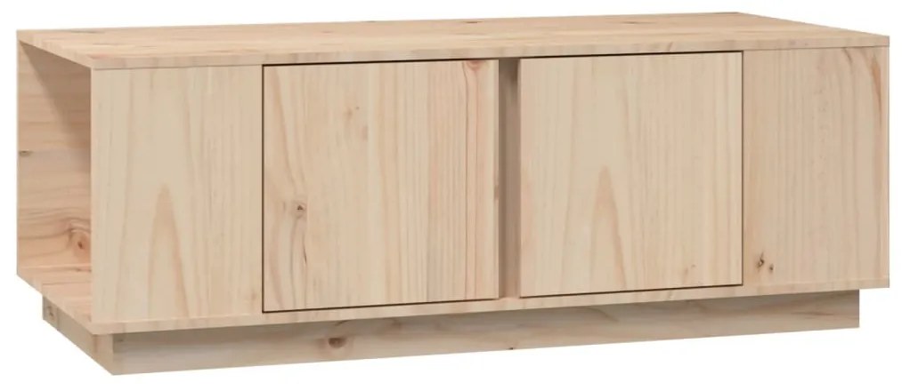 Tömör fenyőfa dohányzóasztal 110 x 50 x 40 cm