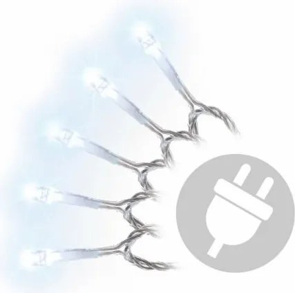 NEXOS Karácsonyi fényfüzér 9 m 100 LED hideg fehér