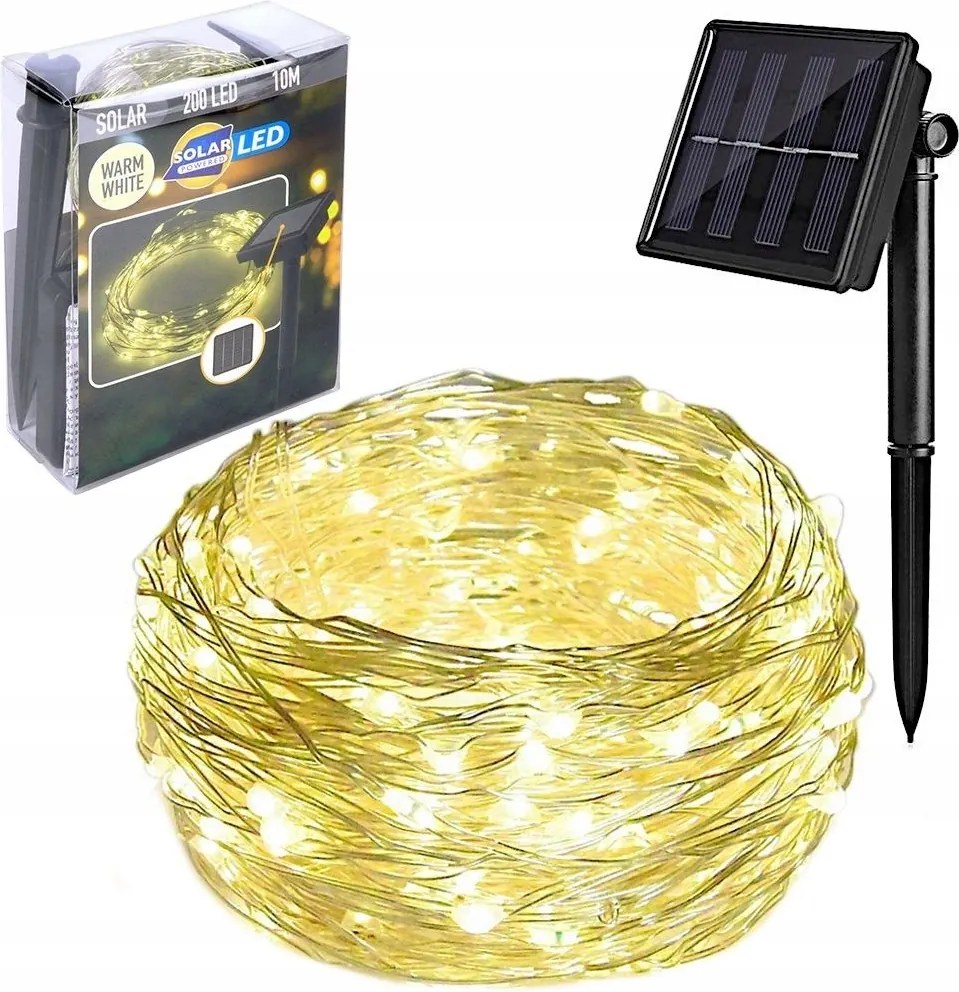 Napelemes Kerti Lámpák Kültéri Dekoratív Led 200 x 12 m Progarden