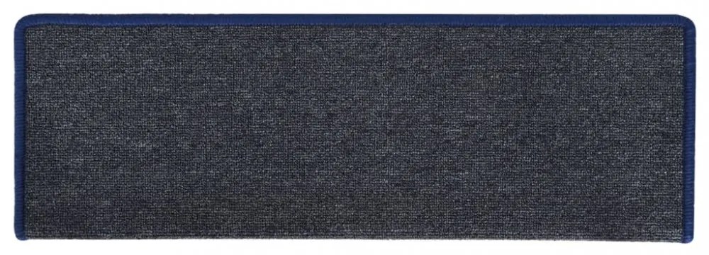 15 db szürke-kék lépcsőszőnyeg 65x21x4 cm