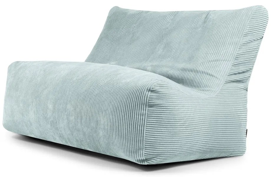 Mentazöld kordbársony babzsákfotel Sofa Seat Lounge – SLOWDOWN