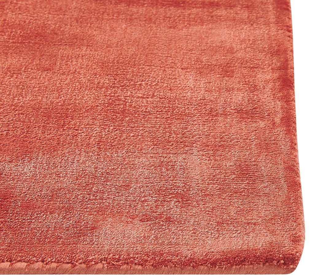 Narancssárga rövid szálú szőnyeg 160 x 230 cm GESI II  Beliani