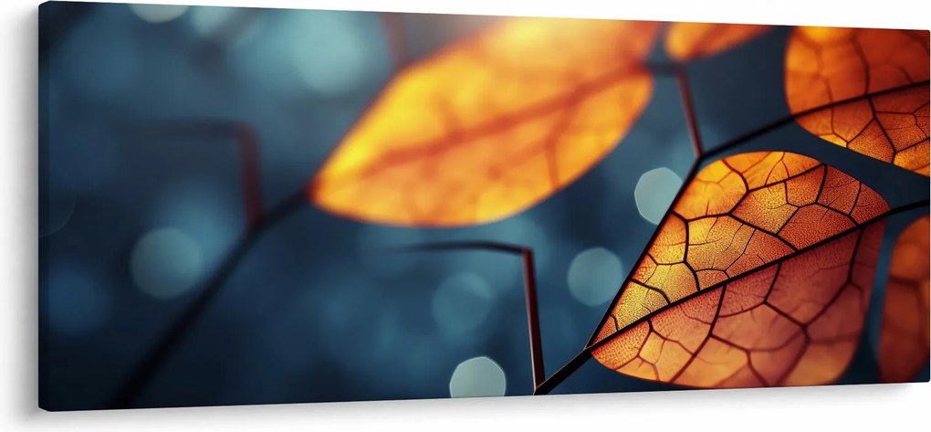 Kép - A levelek textúrája (120x50 cm)