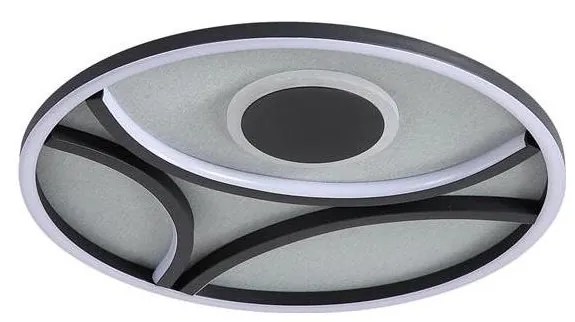 Searchlight 82100-39BK - ZENDISC LED dimmelhető mennyezeti lámpa LED/20W/230V 3000K átm. 39 cm