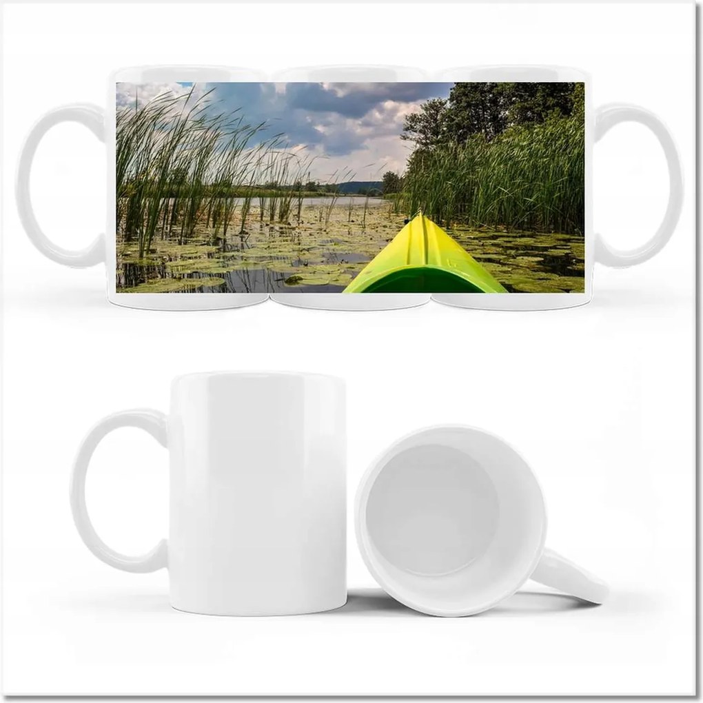 Fotó bögre Kajakkal a tó körül